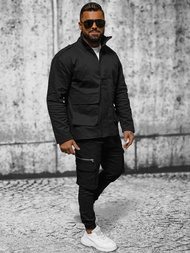 Куртка чоловіча чорна OZONEE O/G3035