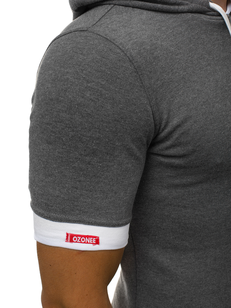 Футболка чоловіча Темно-Сiра OZONEE O/1273Z