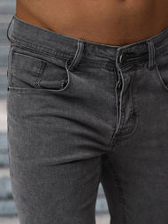 Spodnie jeansowe męskie grafitowe OZONEE NB/MP0192GS