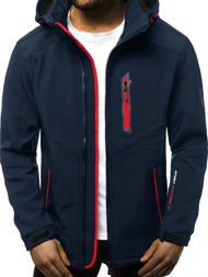 Kurtka męska softshell granatowo-czerwona OZONEE GE/12259