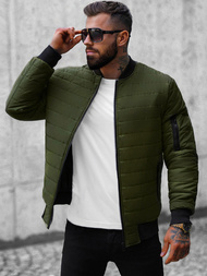 Kurtka bomberka męska zielona OZONEE JS/MY02Z