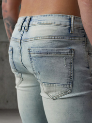 Чоловічі джинси джоггери Яскраво-cинi OZONEE O/EM8889