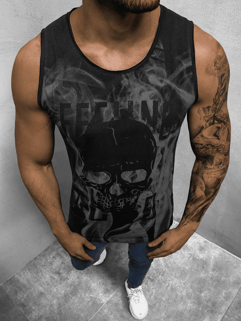 Майка чоловіча Чорна OZONEE O/1259Z