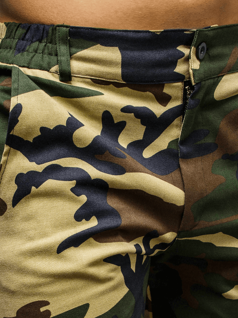 Штани чоловічі джоггери Камуфляжно-Зелене OZONEE C/109