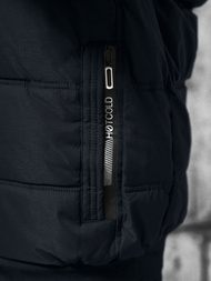 Kamizelka męska z kapturem granatowa OZONEE JS/84M3027/215