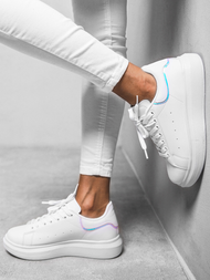 Sneakersy damskie białe OZONEE T/126