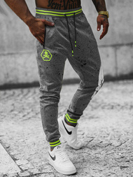 Spodnie dresowe męskie grafitowe OZONEE JS/K10228Z