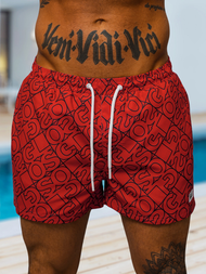 Spodenki kąpielowe męskie czerwone OZONEE O/MTK3220