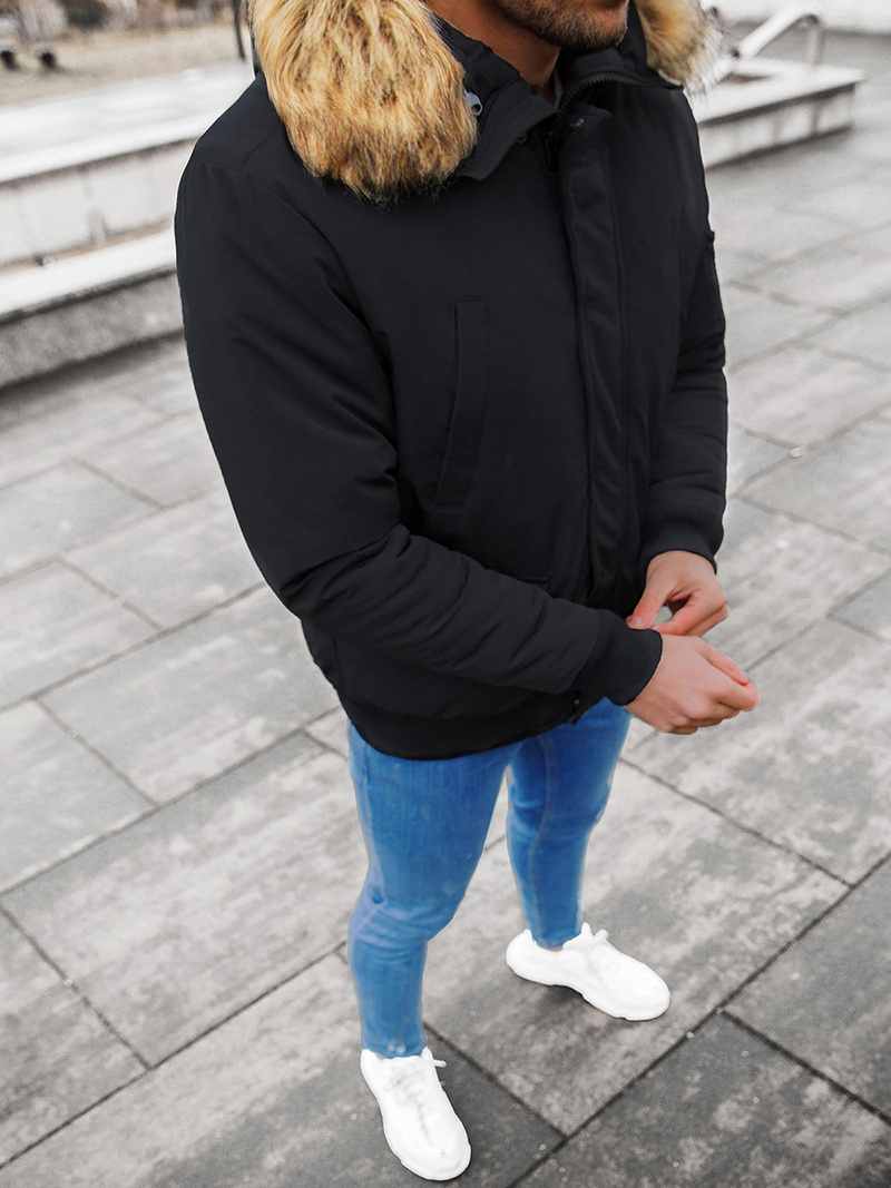 Куртка чоловіча Чорна OZONEE JS/M2019/392Z