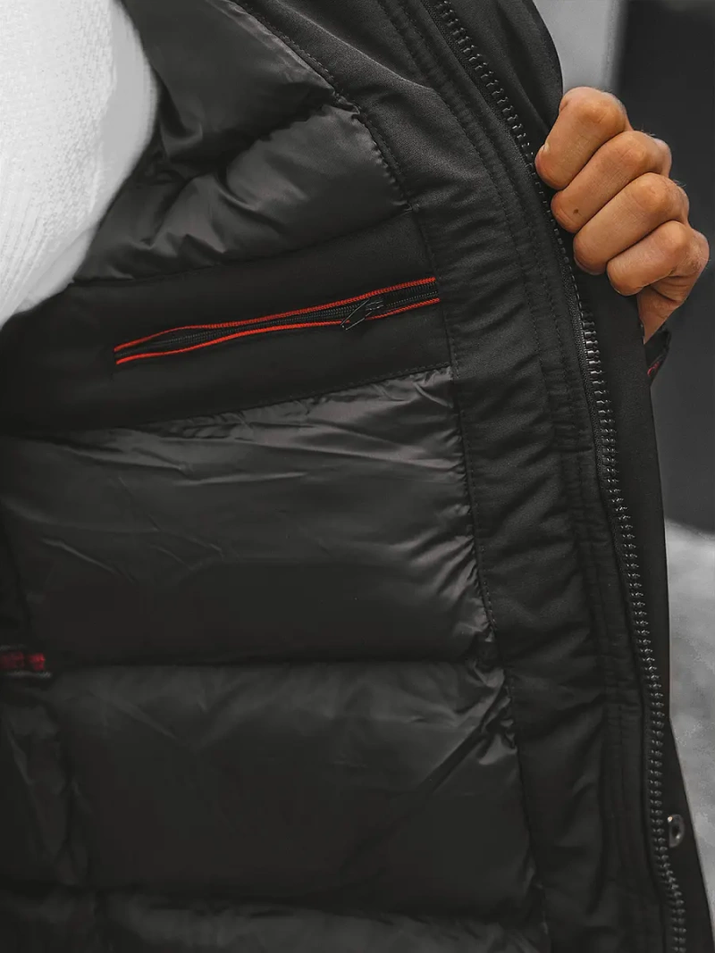 Куртка чоловіча Чорна OZONEE JS/M717/392