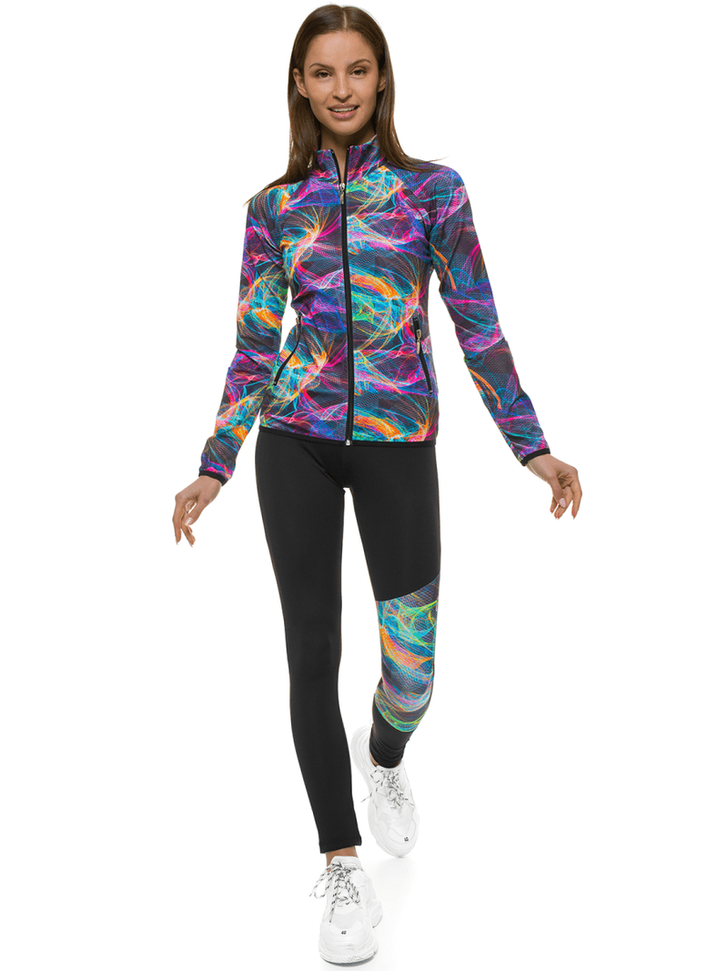 Komplet sportowy trzyczęściowy damski kolorowy OZONEE O/MS09