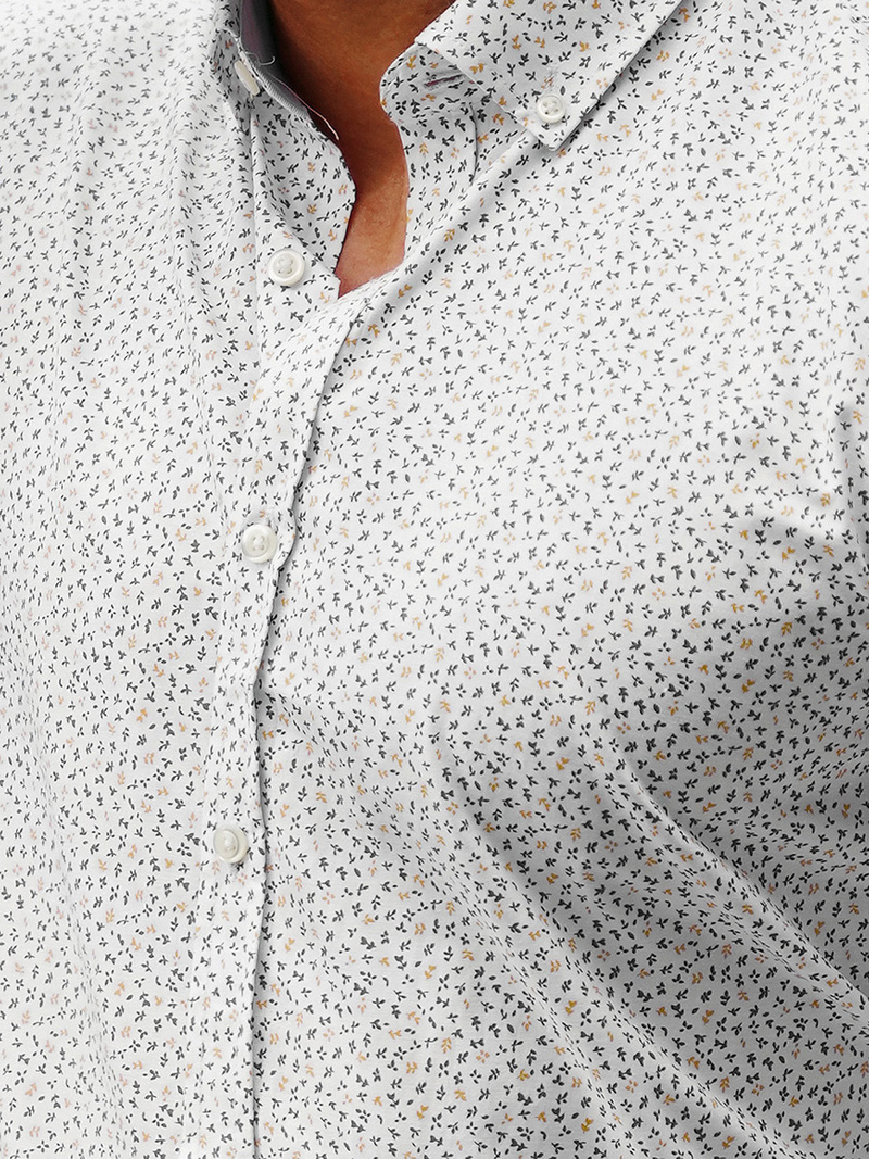 Koszula męska biała/1 OZONEE O/CLS349