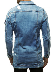 Kurtka męska jeans jasno-niebieska OZONEE G/474K