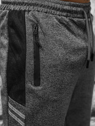 Spodenki dresowe męskie grafitowe OZONEE JS/8K280