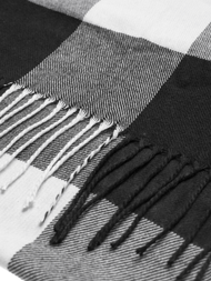 Чоловічий шарф Чорно-Бiлий OZONEE JS/YW08046/1