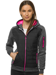 Куртка жіноча Чорна OZONEE JS/KSW4001