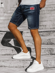 Spodenki jeansowe męskie niebieskie OZONEE G/1070