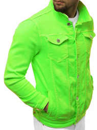 Куртка чоловіча джинсова Зелена OZONEE G/620