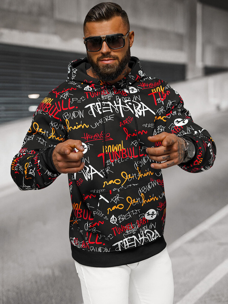 Толстовка чоловіча Чорна OZONEE JS/8B1225/3