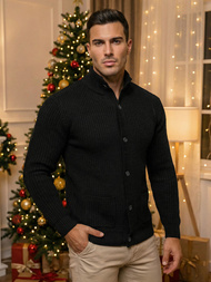 Светр чоловічій Чорний OZONEE NB/MM6020/4Z