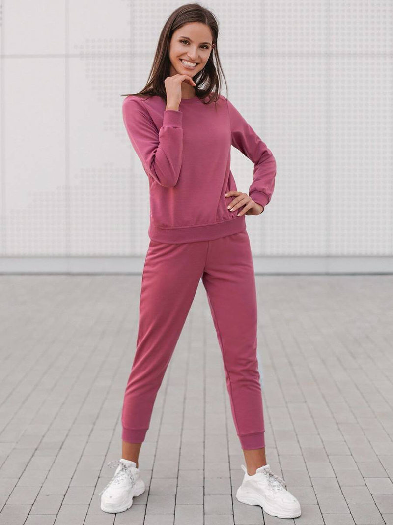 Жіночий спортивний костюм з двох частин Рожевий OZONEE O/MB2037/21