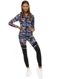 Komplet sportowy dwuczęściowy damski kolorowy OZONEE O/MS021