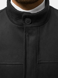 Płaszcz męski czarny OZONEE JS/79M3132Z