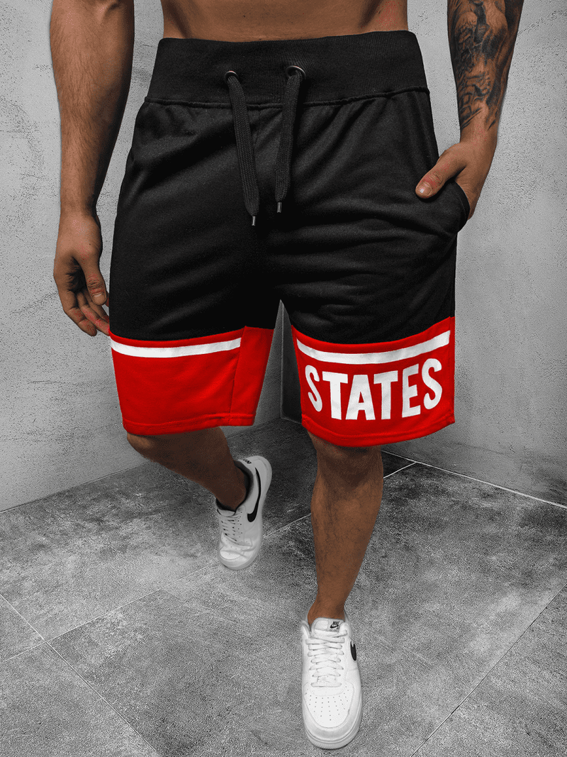 Шорти чоловічі Чорнi OZONEE JS/68K10056