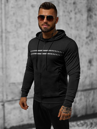 Kurtka przejściowa męska czarna OZONEE JS/M10306