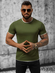 T-shirt męski zielony OZONEE JS/8T227/29