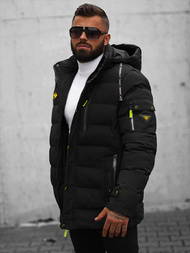 Kurtka zimowa męska czarna OZONEE JS/22M56/392