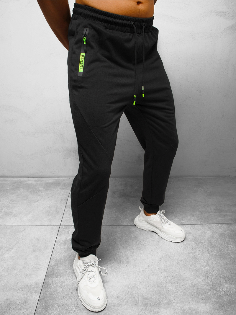 Штани спортивні чоловічі Чорнi OZONEE JS/68K10350