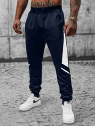 Штани спортивні чоловічі tемно-cинi OZONEE JS/8K182