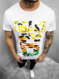 T-Shirt męski biały OZONEE JS/KS1958Z