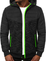 Kurtka męska czarna OZONEE JS/TY29