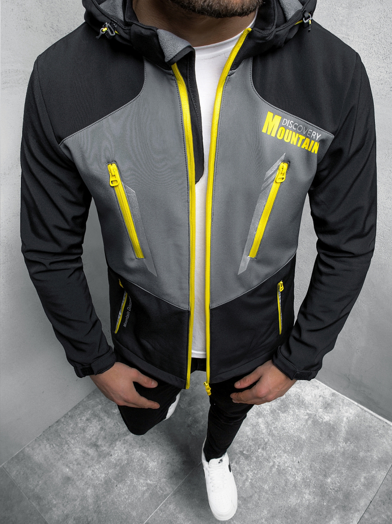 Куртка softshell чоловіча Темно-Сiра OZONEE JS/HH022/1B