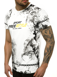 T-Shirt męski biały OZONEE JS/SS11003