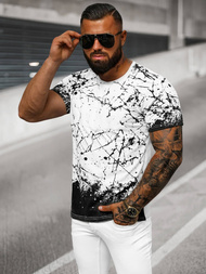 T-shirt męski biały OZONEE JS/S019/1Z