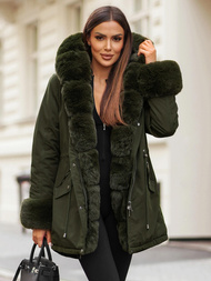 Куртка жіноча Зелена OZONEE JS/16M9062/136Z