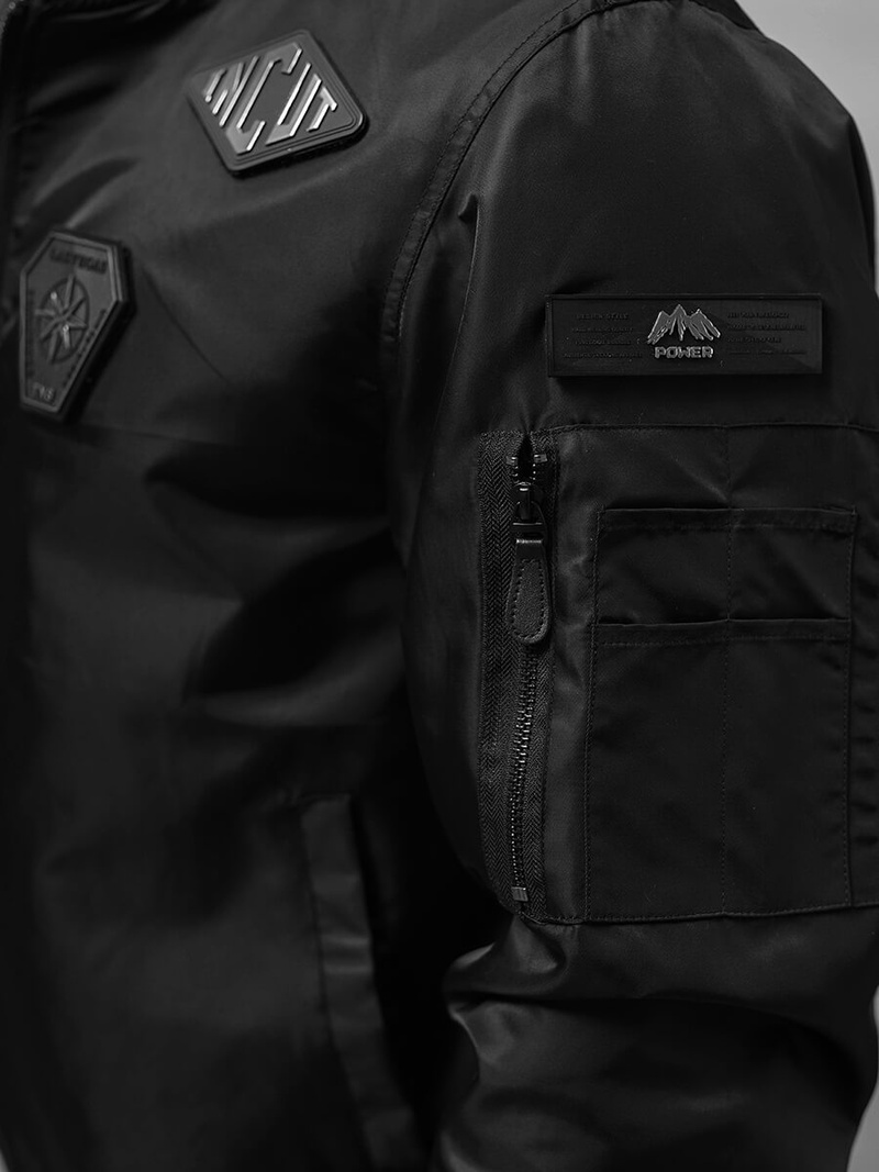 Куртка чоловіча Чорна OZONEE O/JR1120