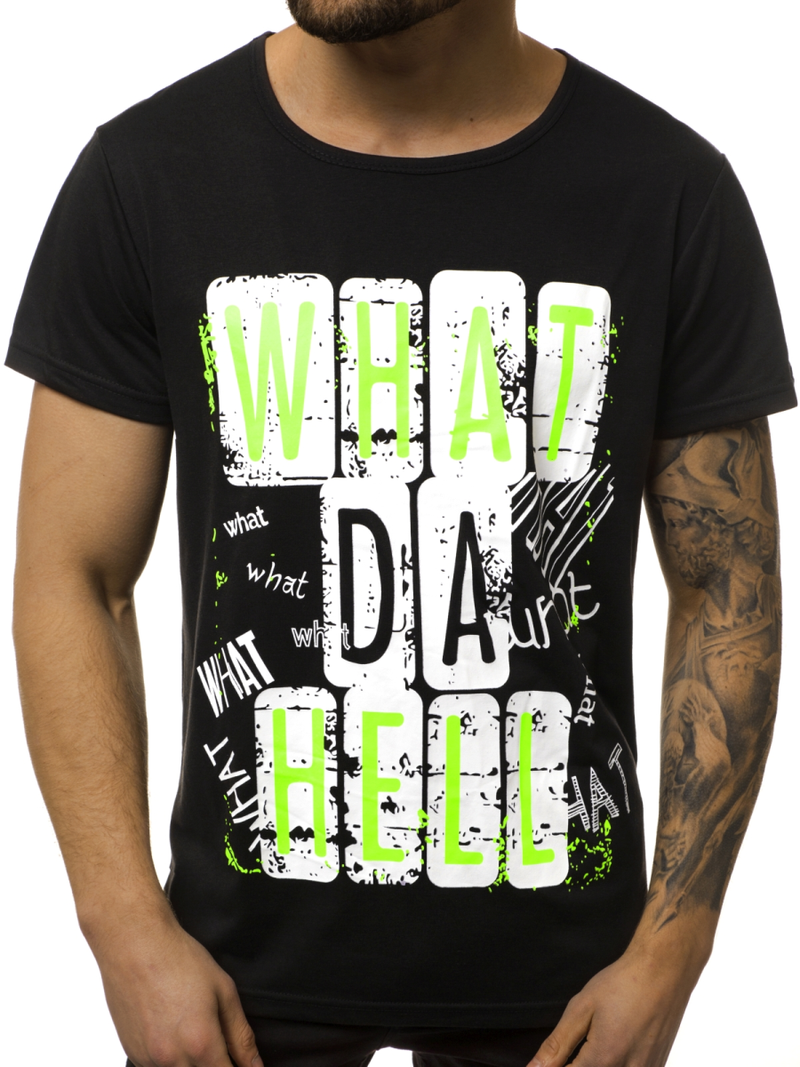 Футболка чоловіча Чорний OZONEE JS/KS1996