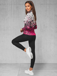 Жіночий спортивний костюм з двох частин Темно-Рожевий OZONEE O/20401Z