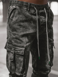  Штани чоловічі джоггери Чорнi OZONEE DR/TF082Z