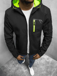 Куртка softshell чоловіча Чорна OZONEE JS/KS2186