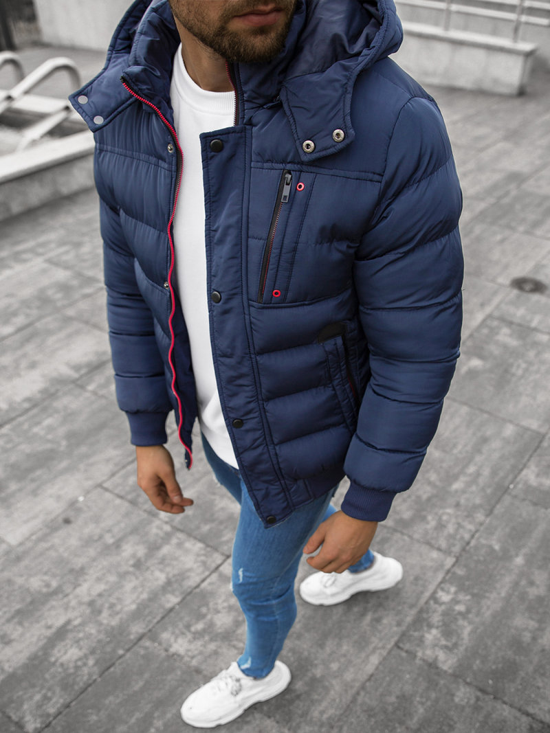 Куртка чоловіча Темно-Синя OZONEE JB/JP1185Z