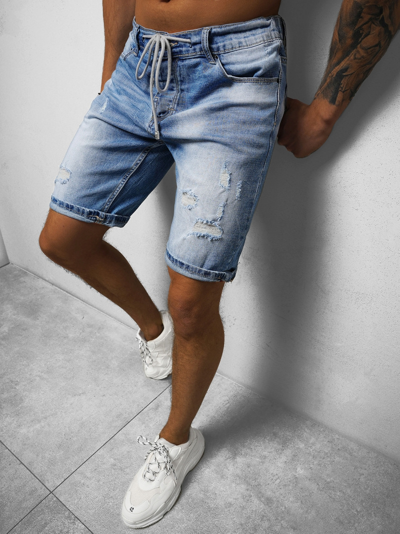 Шорти джинові чоловічі Синi OZONEE NB/MP0035BC