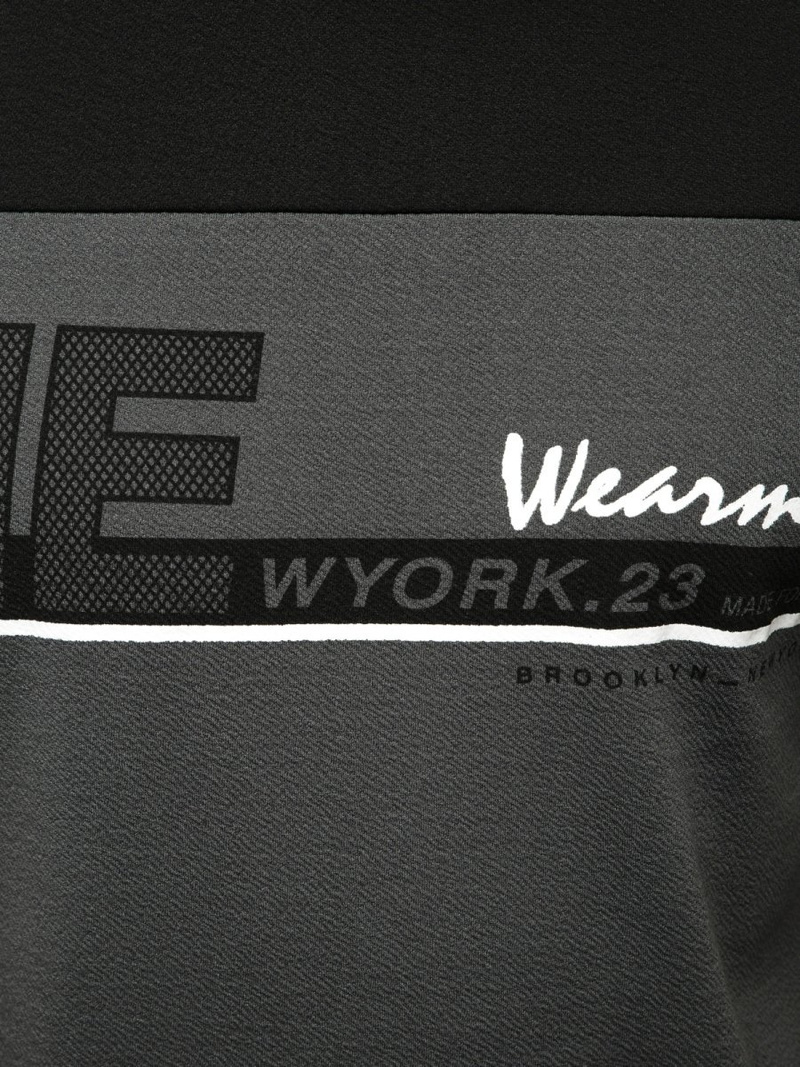 T-Shirt męski grafitowy OZONEE JS/SS11002Z