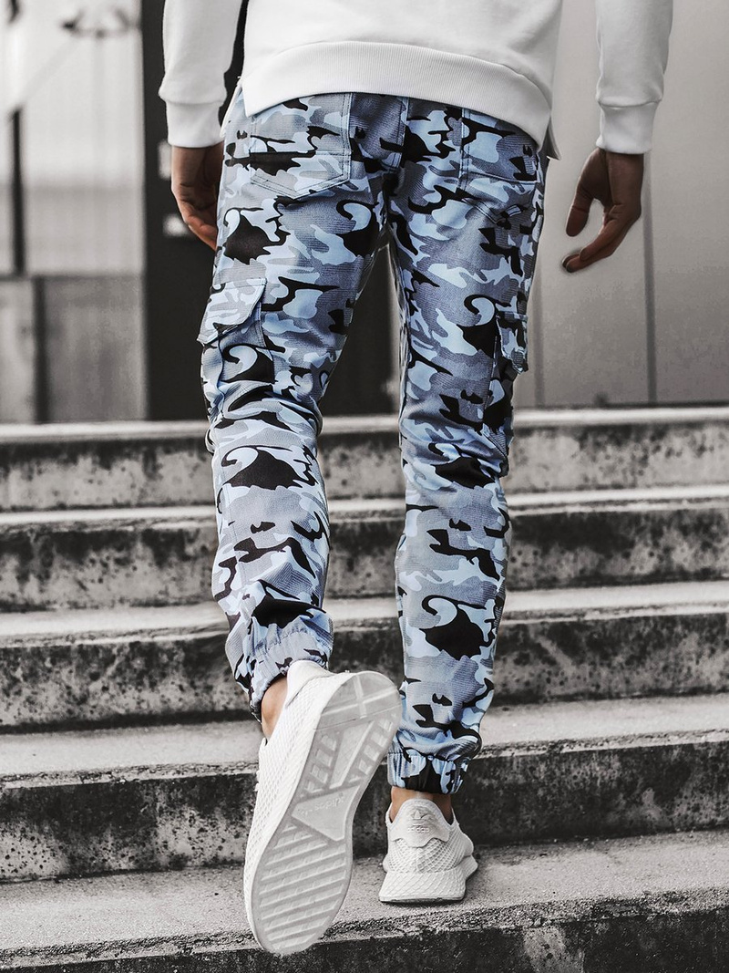 Штани чоловічі джоггери Синi OZONEE A/404