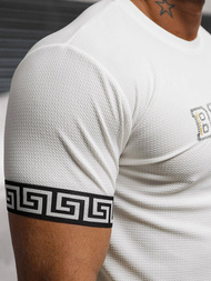 T-shirt męski biały OZONEE O/T7571