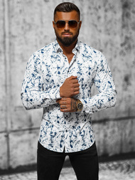 Koszula męska biała OZONEE O/V74